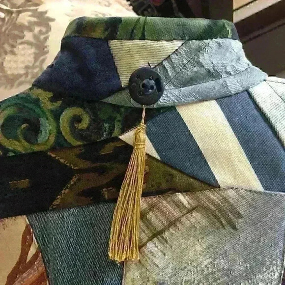 Vintage Deanna  Gauthier Reversible Vest - Picture 9 of 13